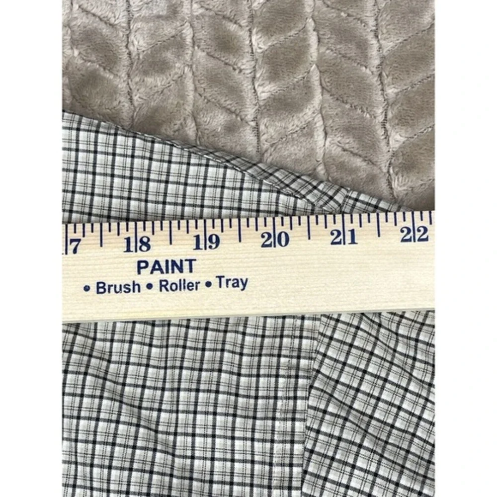 Haggar‎ Forevernew Shirt Men's M long Sleeve Button Down Khaki Plaid